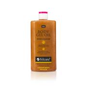 Olejki do ciała i włosów - Silcare SILCARE Sparkle Madame Body Gel Oil oliwka w żelu do ciała 300ml - miniaturka - grafika 1
