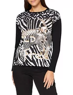 Koszulki i topy damskie - Blue Seven Damska koszulka oversized z nadrukiem, Rh T-Shirt - miniaturka - grafika 1