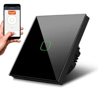 Żarówki LED - Maclean Dotykowy włącznik światła pojedynczy Wi-Fi SMART MCE716B Czarny - miniaturka - grafika 1