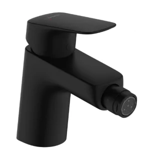 HANSGROHE 71204670 Logis Jednouchwytowa bateria bidetowa 70 z kompletem odpływowym Czarny Matowy - Baterie bidetowe - miniaturka - grafika 1
