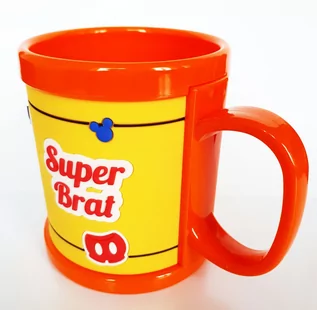 Kubki dla dzieci - Jawi Myszka Miki, Kubek imienny dla dziecka, Super brat, 250 ml - grafika 1