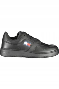 Męskie buty sportowe Tommy Hilfiger czarne Kolor: czarny, rozmiar: 40 - Buty sportowe męskie - miniaturka - grafika 1