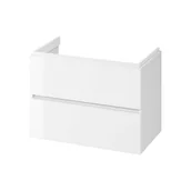 Szafki łazienkowe - Szafka łazienkowa pod umywalkę Senti Malta Plus 80 cm biały połysk - miniaturka - grafika 1