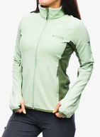 Bluzy sportowe damskie - Bluza polarowa damska Columbia Spectre Ridge Full Zip Tech Fleece - sage leaf - miniaturka - grafika 1