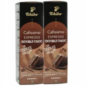 Kawa w kapsułkach i saszetkach - Tchibo Cafissimo Espresso Double Chocolate Kawa 10x2 kapsułek Zestaw - miniaturka - grafika 1