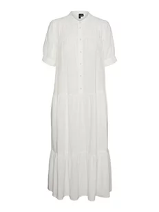 Vero Moda Sukienka damska, Śnieżnobiały, M - Sukienki - miniaturka - grafika 1
