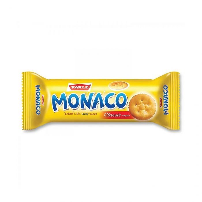 Krakersy solone Parle Monaco Classic 63.3g - chrupiące i lekkie