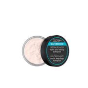 Pudry do twarzy - Gosh Waterproof Setting Powder - Wodoodporny puder utrwalający do makijażu - 001 Transparentny - 7 g GOSD07G - miniaturka - grafika 1