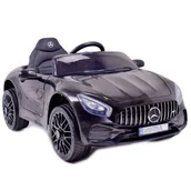 Pojazdy elektryczne dla dzieci - Import SUPER-TOYS MERCEDES NA AKUMULATOR AMG GT MIĘKKIE KOŁA EVA MIĘKKIE SIEDZENIE/HL2588 HL-2588-CZARNY - miniaturka - grafika 1