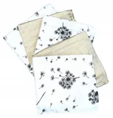 Pieluchy - Czas Bobasa Pieluszki Ulewajki Muślinowe 5Szt 38X38 Dmuchawce 0264 - miniaturka - grafika 1