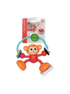 Grzechotki dla dzieci - Infantino, małpka z przyssawką, 216267N - miniaturka - grafika 1