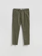 Spodnie męskie - Reserved - Spodnie chino slim - jasny zielony - miniaturka - grafika 1