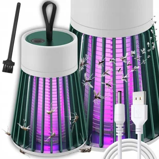 LAMPA OWADOBÓJCZA NA KOMARY MUCHY OWADY ELEKTRYCZNA PUŁAPKA SKUTECZNA UV - Lampy owadobójcze - miniaturka - grafika 1