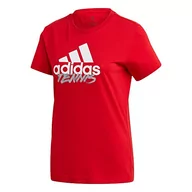 Koszulki i topy damskie - adidas La Dja Koszulka damska z krótkim rękawem - miniaturka - grafika 1