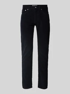 Spodnie sztruksowe o kroju tapered fit model ‘Lyon’ - Spodnie męskie - miniaturka - grafika 1