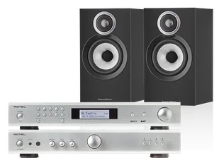Rotel A10 MKII (srebrny) + T11 + 607 S3 (czarny) - Zestawy stereo - miniaturka - grafika 1