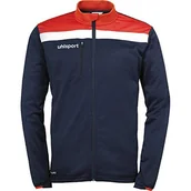 Kurtki męskie - uhlsport uhlsport Kurtka męska OFFENSE 23 POLY JACKE odzież treningowa, zielona/czarna/biała, S 100519810 - miniaturka - grafika 1