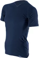 Koszulki sportowe męskie - COOL V-dekolt T-shirt z krótkim rękawem - męski .3XL .ciemnoniebieski - miniaturka - grafika 1