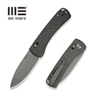 Noże - Nóż składany We Knife Nightblade Tiger Stripe Titanium, Gray Stonewashed CPM 20CV by Dutch Bushcraft Knives (WE22046-3) - miniaturka - grafika 1