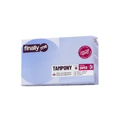 Tampony - Finally.me, tampony z bawełny organicznej, Super, 16 sztuk - miniaturka - grafika 1