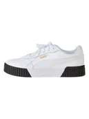Trampki damskie - Puma Skórzane sneakersy "Carina 2.0" w kolorze biało-czarnym - miniaturka - grafika 1