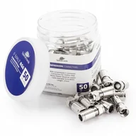 Inne akcesoria audio-wideo - Wtyk F kompresyjny Spacetronik TV-FC05 BOX 50szt na kabel antenowy RG6 7mm - miniaturka - grafika 1