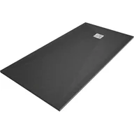 Brodziki prysznicowe - Mexen Stone+ brodzik kompozytowy prostokątny 200 x 80 cm, antracyt - miniaturka - grafika 1