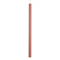 Lampy sufitowe - Salonowa lampa wisząca Sopel 1 41192 podlużna tubka ceglana - miniaturka - grafika 1