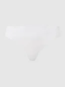 Majtki damskie - Stringi z dodatkiem streczu — bezszwowy model ‘Invisible Cotton’ - miniaturka - grafika 1