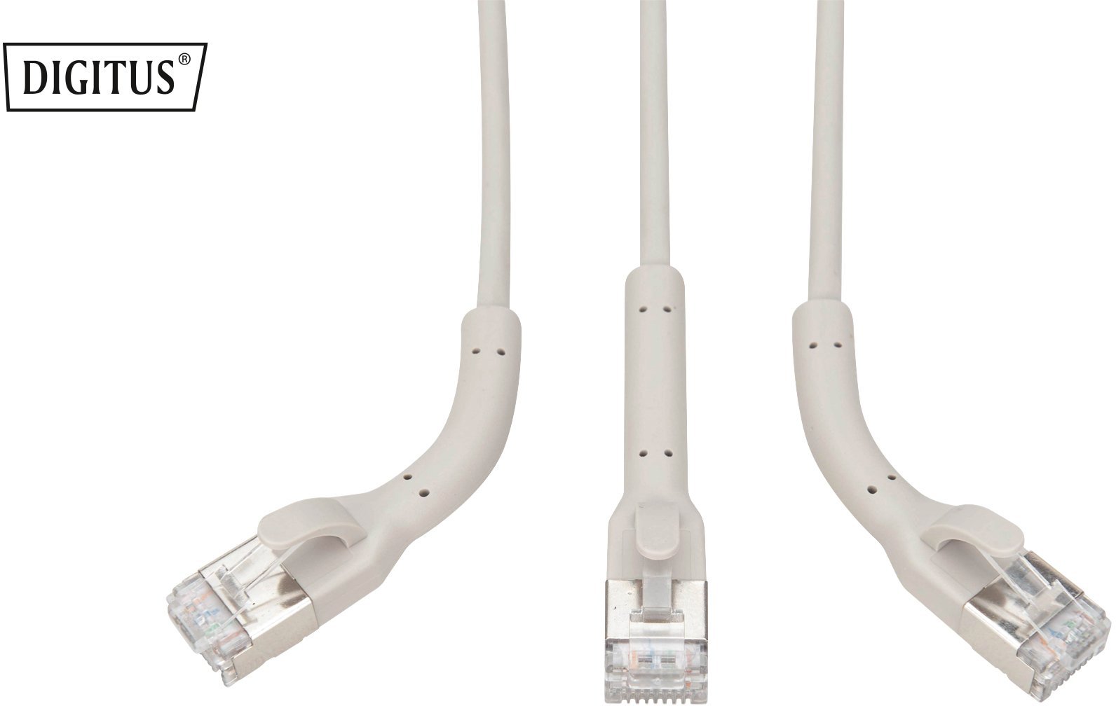 Digitus Kabel sieciowy CAT 6A F/FTP miedziany, szary, 2m, 10 szt. DK-1632-A-020B-10
