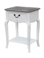 Szafki nocne - Rimini White RIW019 Szafka nocna - miniaturka - grafika 1