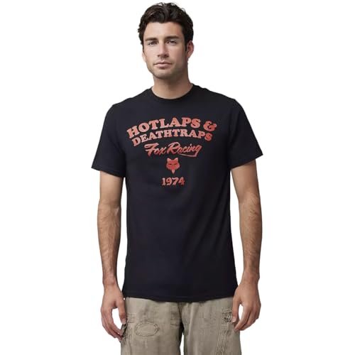 Fox Koszulka dla dorosłych HOTLAPS PREM Tee Black L