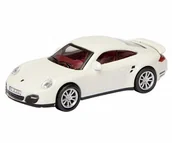 Samochody i pojazdy dla dzieci - Schuco Porsche 911 Turbo White 1:87 452598400 - miniaturka - grafika 1