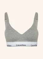 Biustonosze - Calvin Klein Biustonosz Push-Up Icon Cotton Modal grau - miniaturka - grafika 1