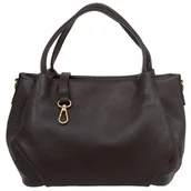 Torebki damskie - Torebka Damska Na Ramię Skórzana Vera Pelle Bolsa Choco - miniaturka - grafika 1