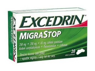 Novartis Excedrin Migrastop 20 szt. - Leki przeciwbólowe - miniaturka - grafika 1