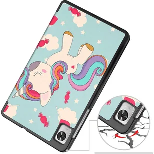 Etui z klapką obudowa Alogy Book Cover do Realme Pad Mini 8.7 Jednorożec - Etui do tabletów - miniaturka - grafika 5