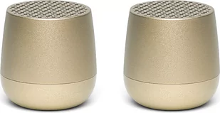 Lexon Twin Mino+ Złote aluminiowe - Głośniki przenośne - miniaturka - grafika 1