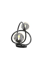 Lampy stojące - Nancy lampa stołowa 2xG9 czarny chrom/dymiony 8014-205 - miniaturka - grafika 1