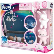 Karuzele dla niemowląt - Chicco Karuzelka Na Łóżeczko Rainbow 3w1- Melodie, Prejektor Tęczy + Pilot - miniaturka - grafika 1