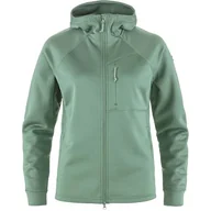 Bluzy damskie - Fjällräven Damska bluza z kapturem Abisko z polaru, Patina Green, L - miniaturka - grafika 1