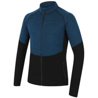 Bluzy sportowe męskie - Męska bluza MOOA Merino 3D 240 Rozmiar: XXL / Kolor: niebieski - miniaturka - grafika 1