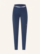 Legginsy - Nike Legginsy Nike Pro Z Siateczką blau - miniaturka - grafika 1