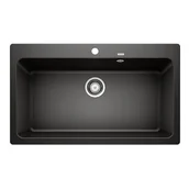 Zlewozmywaki - Blanco Zlew NAYA XL 9 Czarny 525947 - miniaturka - grafika 1