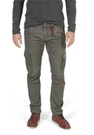 Spodenki męskie - Timezone Męskie spodnie Regular Roger 26-10035-05-3227, szary (Charcoal grau), 36W / 32L - miniaturka - grafika 1