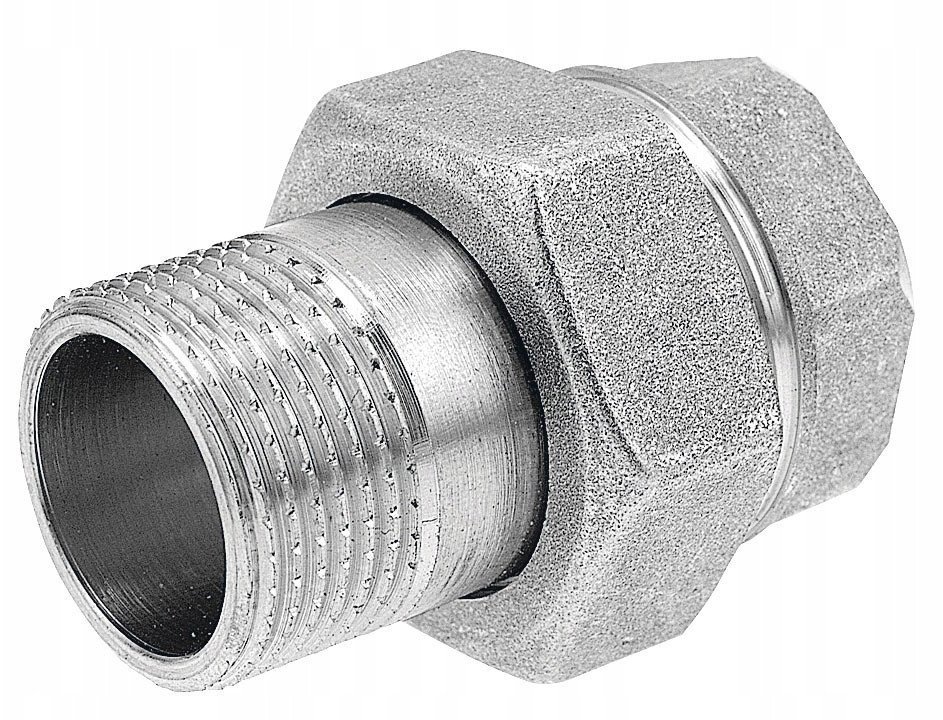Ferro Śrubunek 3/4" mosiężny prosty z oringiem chrom SGC3