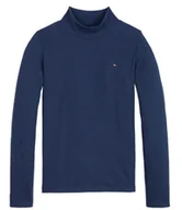 Bluzki damskie - BLUZKA TOMMY HILFIGER GRANAT KG0KG06217 r.110 - miniaturka - grafika 1