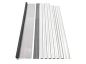 Zwalczanie i odstraszanie szkodników - LIVARNO home Moskitiera aluminiowa na drzwi, 100 x 210 cm, biała, 2 szt. - miniaturka - grafika 1