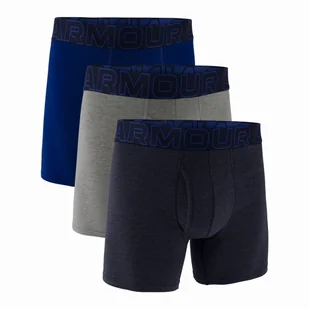 Męskie bokserki Under Armour M UA Perf Cotton 6in Rozmiar: L / Kolor: niebieski/szary - Majtki męskie - miniaturka - grafika 1