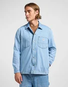 Koszule damskie - LEE RLX WORKWEAR OVERSHIRT SKYLINE WASH 112364145 XL - miniaturka - grafika 1